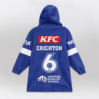 Bulldogs Rugby Crichton Unisex Blanket Hoodie