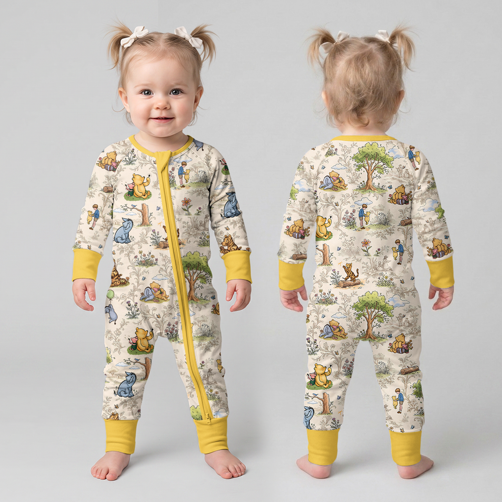 Silly Bear and Friends Bamboo Convertible Zippy