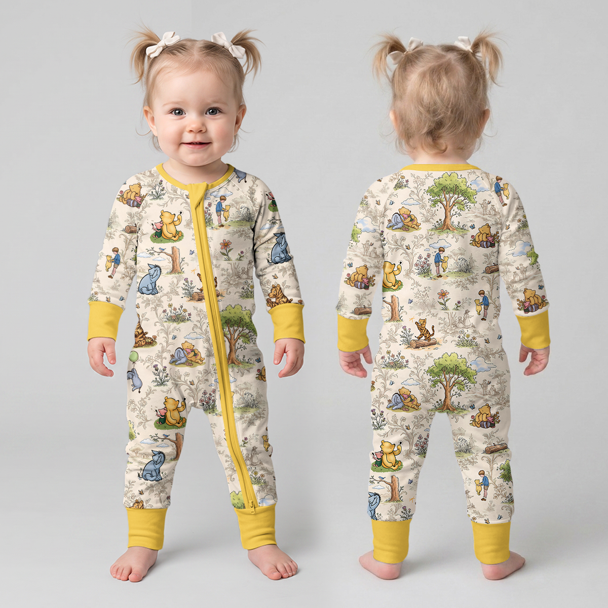 Silly Bear and Friends Bamboo Convertible Zippy