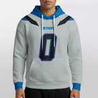 Detroit Lions Rivalries Jahmyr Gibbs 0 Football Waffle Hoodie