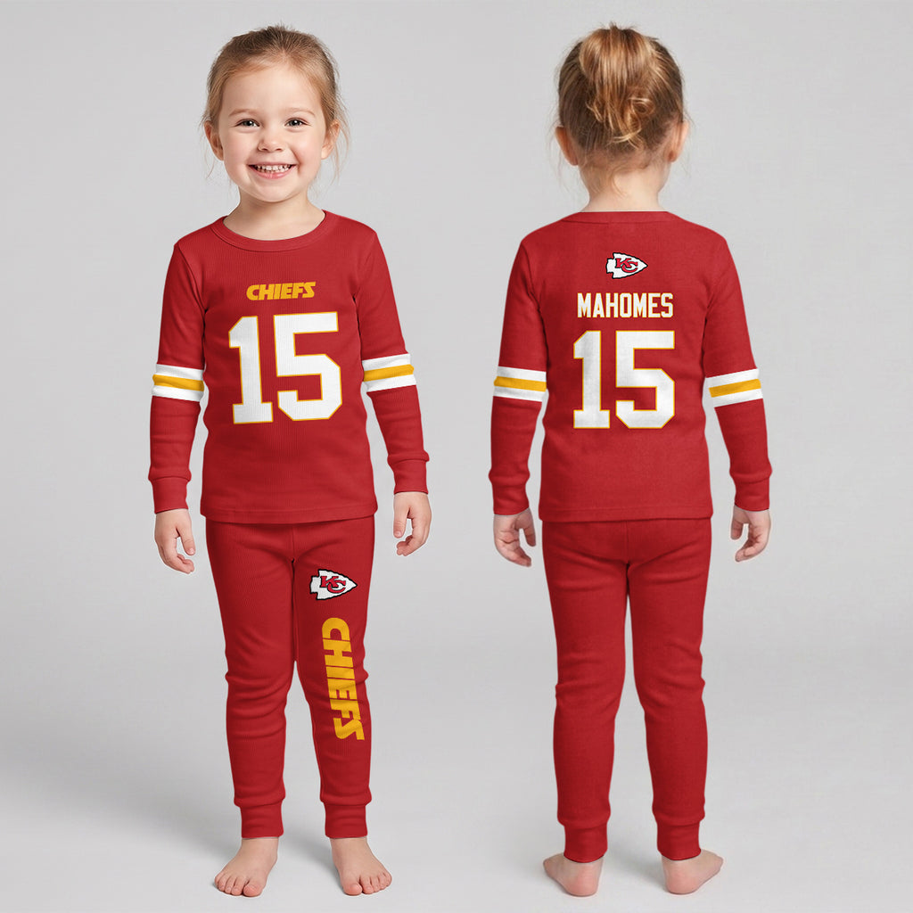 Kansas CC PM 15! Inspired Bamboo Two Piece Long Sleeve Pajama Set