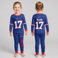 Buffalo Football JA 17! Inspired Bamboo Two Piece Long Sleeve Pajama Set