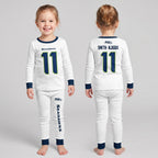 Seahawks Football Inspired Bamboo Two Piece Long Sleeve Pajama Set