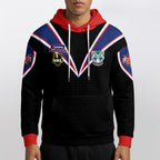 New Zealand Retro 2001 Unisex Waffle Hoodie