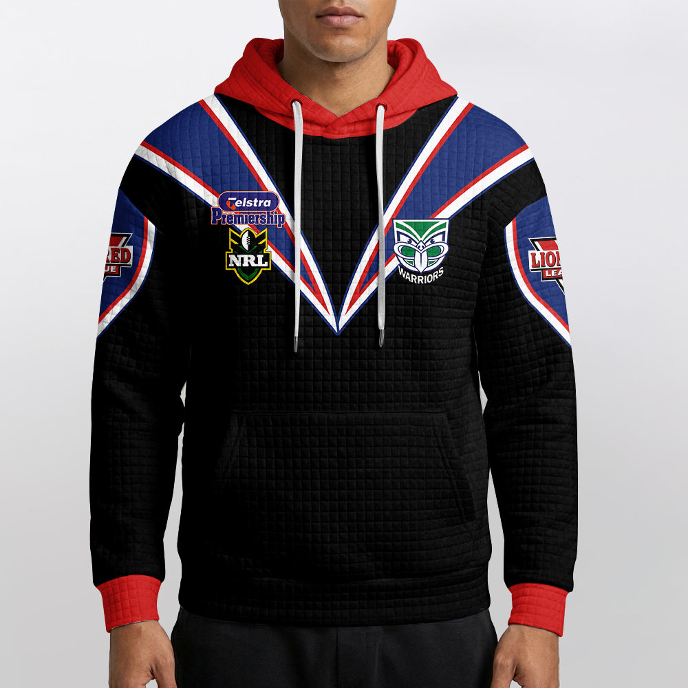 New Zealand Retro 2001 Unisex Waffle Hoodie