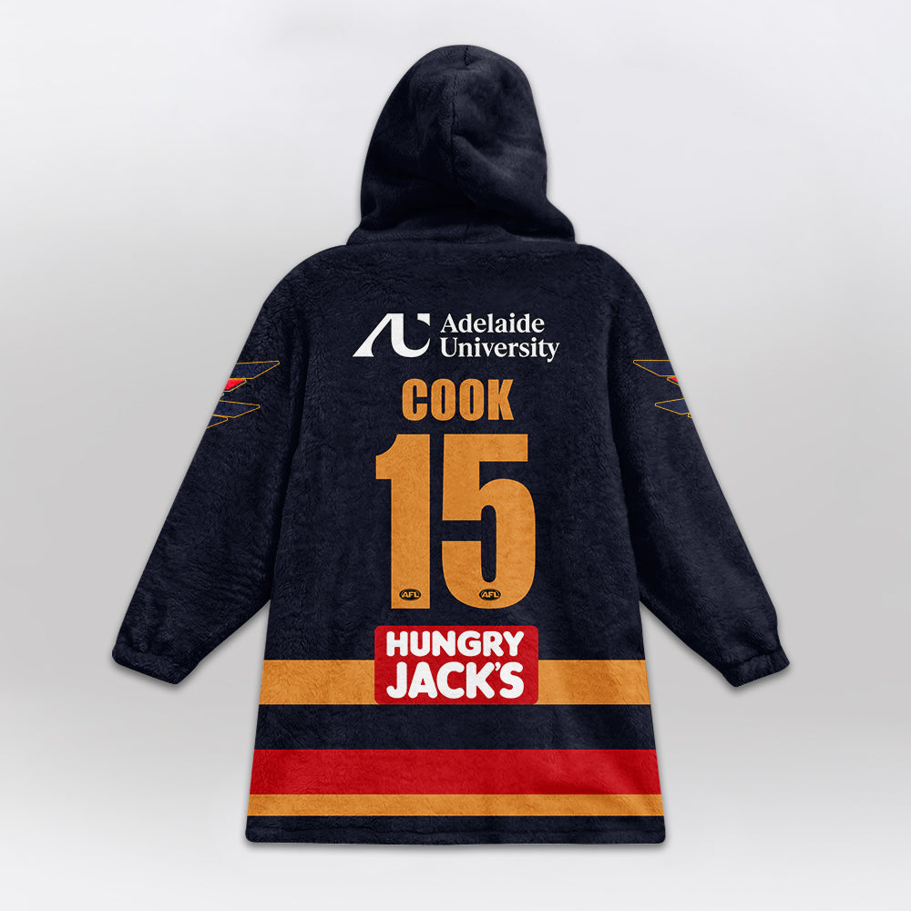 Adelaide Football 2026 Home Cook 15 Blanket Hoodie