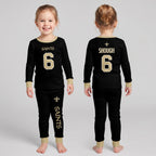 New Orleans Saints Football!! Inspired Bamboo Two Piece Long Sleeve Pajama Set
