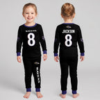 Baltimore RV Football JS 8! Inspired Bamboo Two Piece Long Sleeve Pajama Set