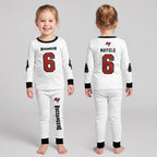 Tampa Bay Buccaneers Football!! Inspired Bamboo Two Piece Long Sleeve Pajama Set