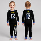 LA Rams Football!! Inspired Bamboo Two Piece Long Sleeve Pajama Set