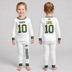 Packers JL10 Football! Inspired Bamboo Two Piece Long Sleeve Pajama Set