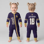Vikings Football JJ 18 Inspired Bamboo Convertible Zippy