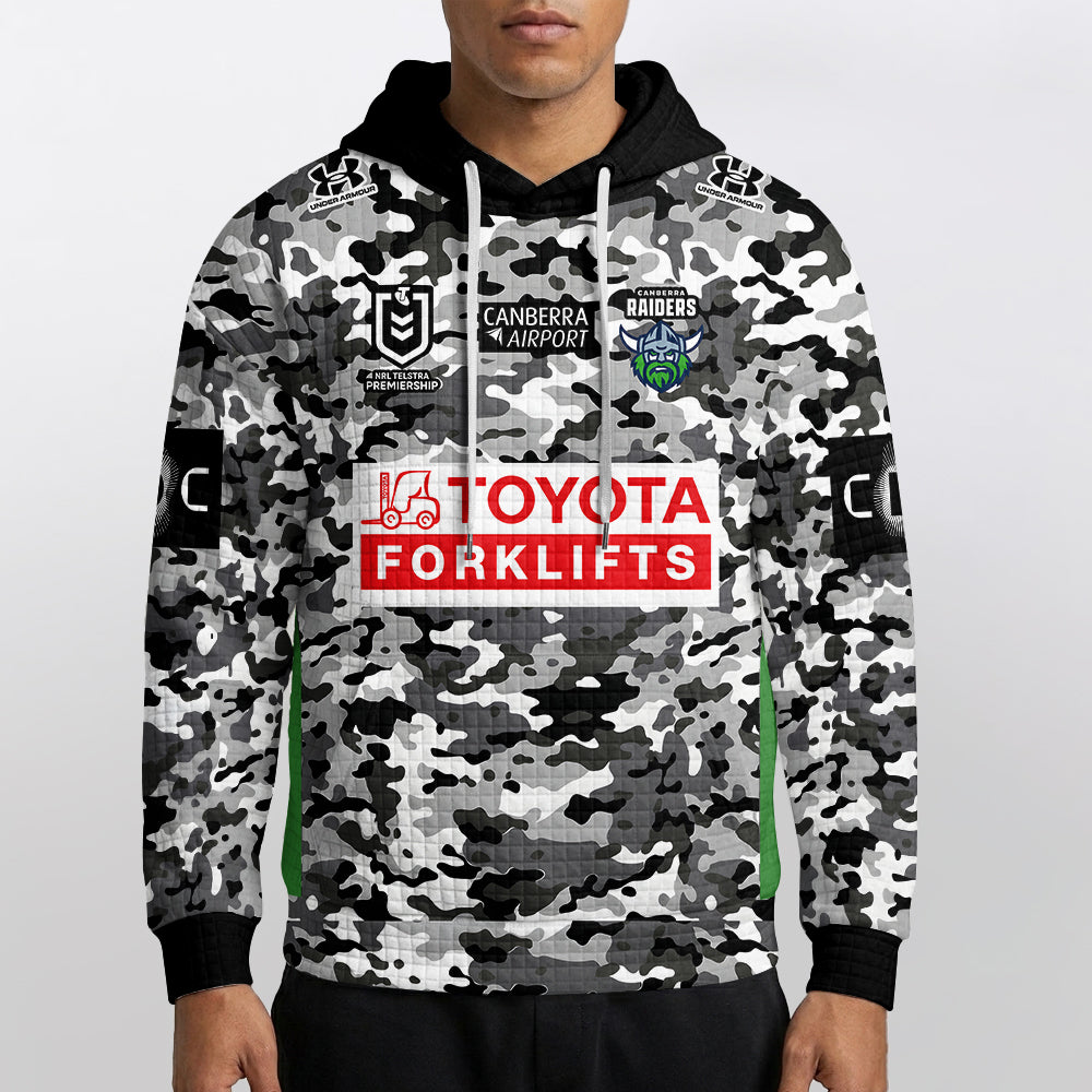Canberra R 2026 Anzac Round Waffle Hoodie