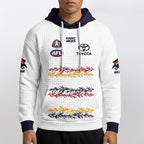 Adelaide Football 2026 White Waffle Hoodie
