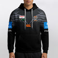 Wests Unisex Black Waffle Hoodie