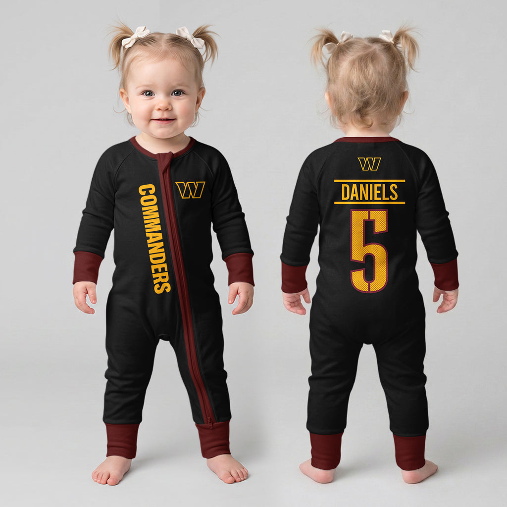 Commanders Football! Inspired Bamboo Convertible Zippy