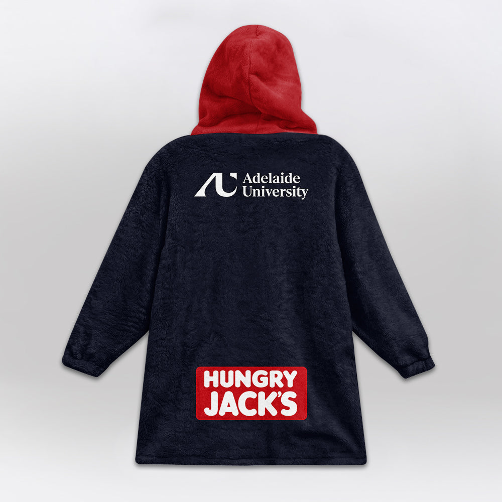 Adelaide Football 2026 Gather Round Blanket Hoodie