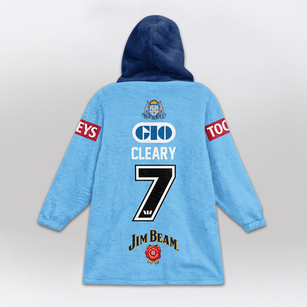 NSW Blues Nathan Cleary Blanket Hoodie
