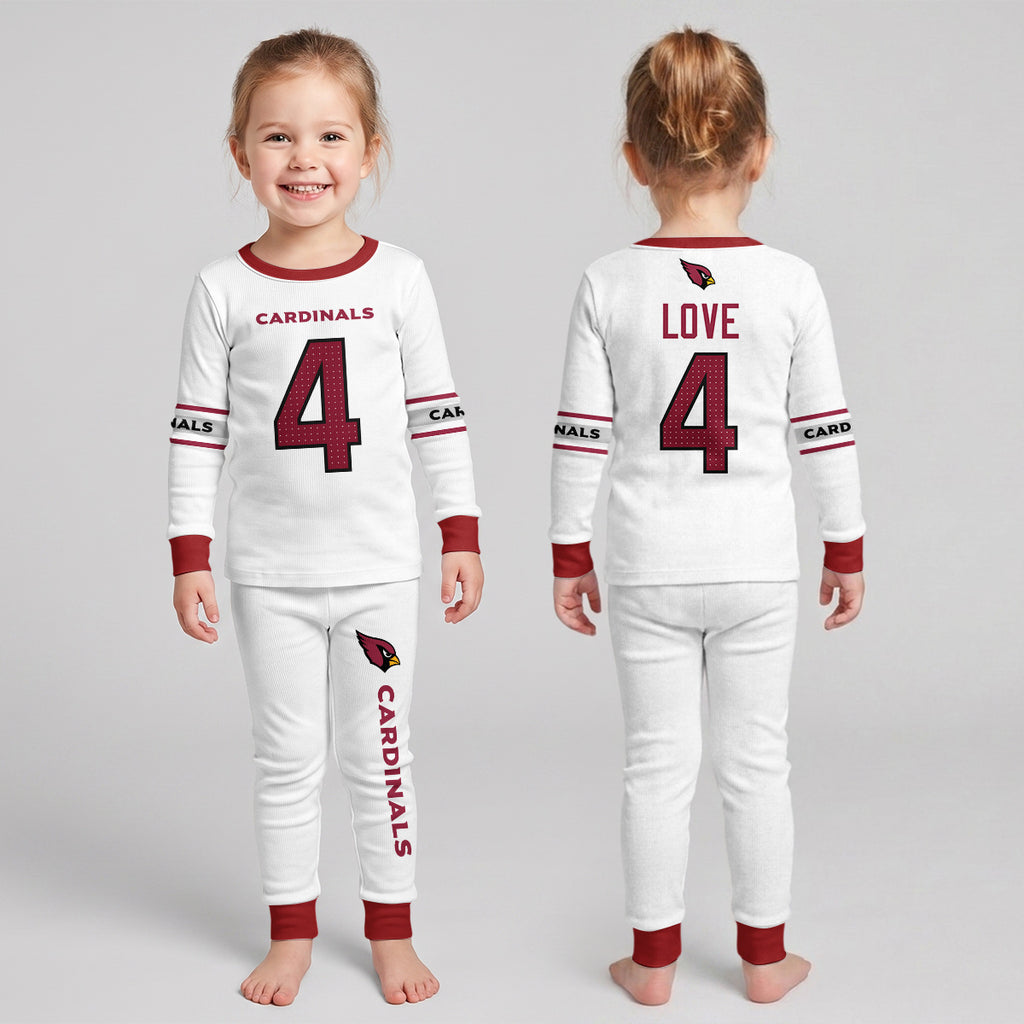 Arizona Cardinals Football!! Inspired Bamboo Two Piece Long Sleeve Pajama Set
