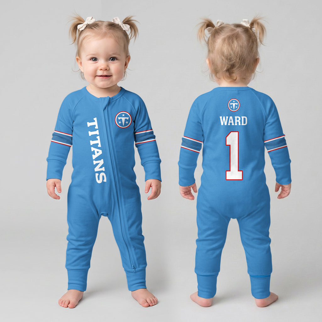 Tennessee Titans Football!! Inspired Bamboo Convertible Zippy