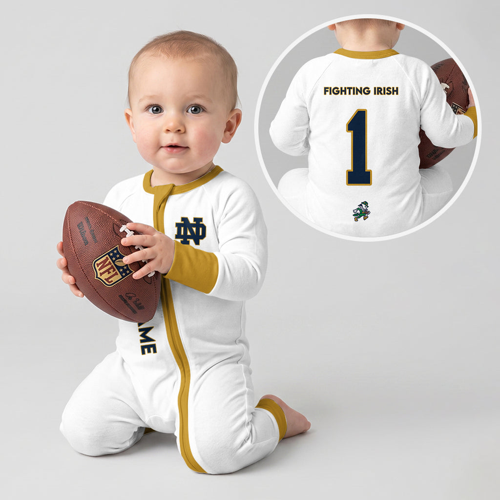 Notre Dame F.I Football!! Inspired Bamboo Convertible Zippy