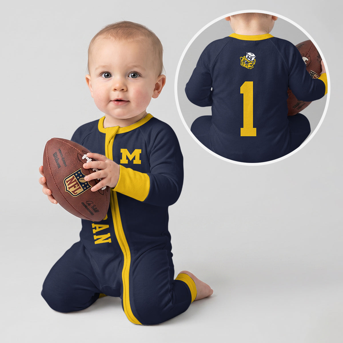 Michigan Wolverines Football!! Inspired Bamboo Convertible Zippy