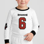 Tampa Bay Buccaneers Football!! Inspired Bamboo Two Piece Long Sleeve Pajama Set