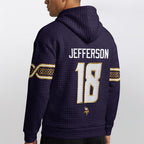 Minnesota V. Rivalries  JJ 18 Football Waffle Hoodie