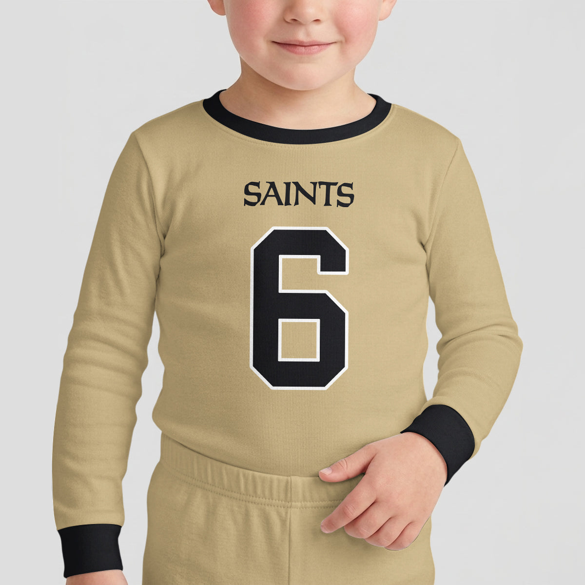 New Orleans Saints Football!! Inspired Bamboo Two Piece Long Sleeve Pajama Set