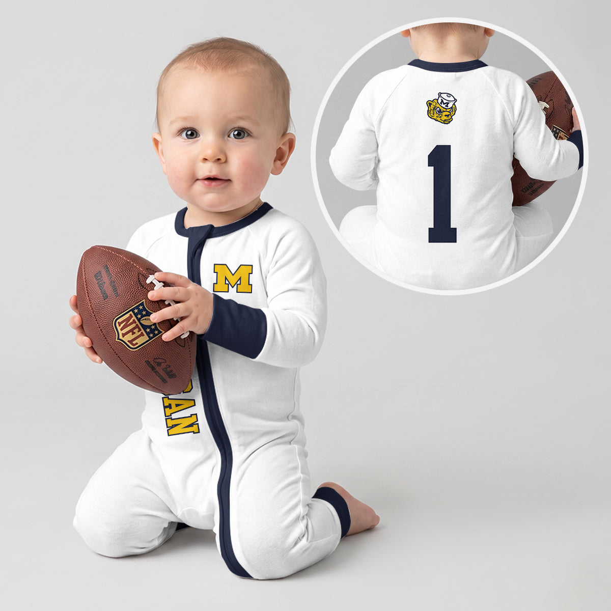 Michigan Wolverines Football!! Inspired Bamboo Convertible Zippy