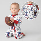 Patriots Football x Captain Inspired Bamboo Convertible Zippy