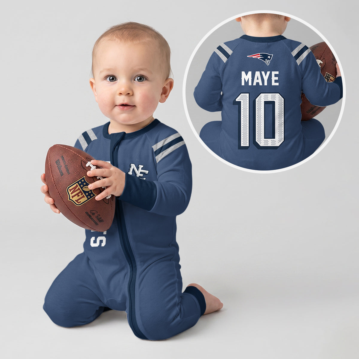 Patriots Football! Inspired Bamboo Convertible Zippy