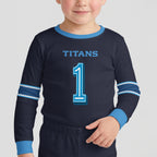 Tennessee Titans Football!! Inspired Bamboo Two Piece Long Sleeve Pajama Set