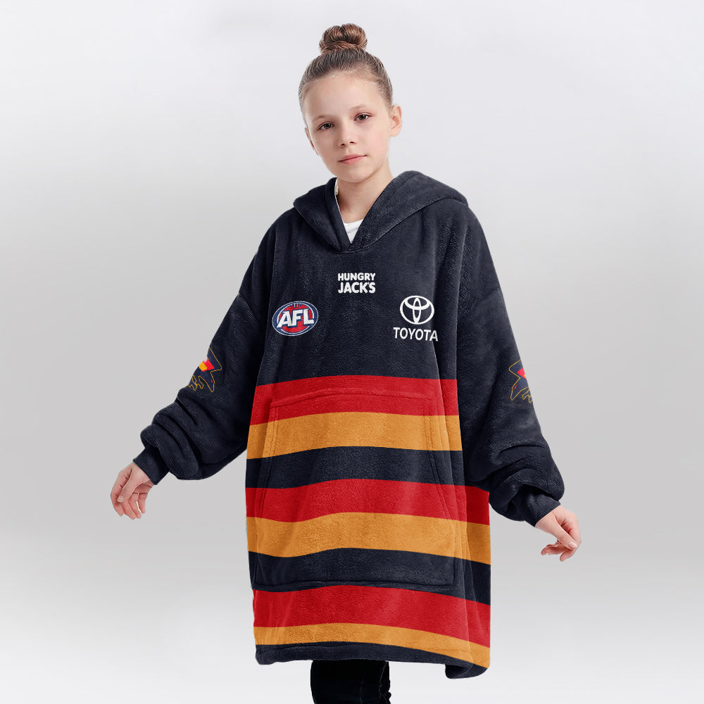 Adelaide Football 2026 Home Blanket Hoodie
