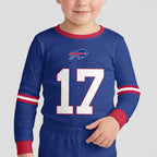 Buffalo Football Joshua 17! Inspired Bamboo Two Piece Long Sleeve Pajama Set