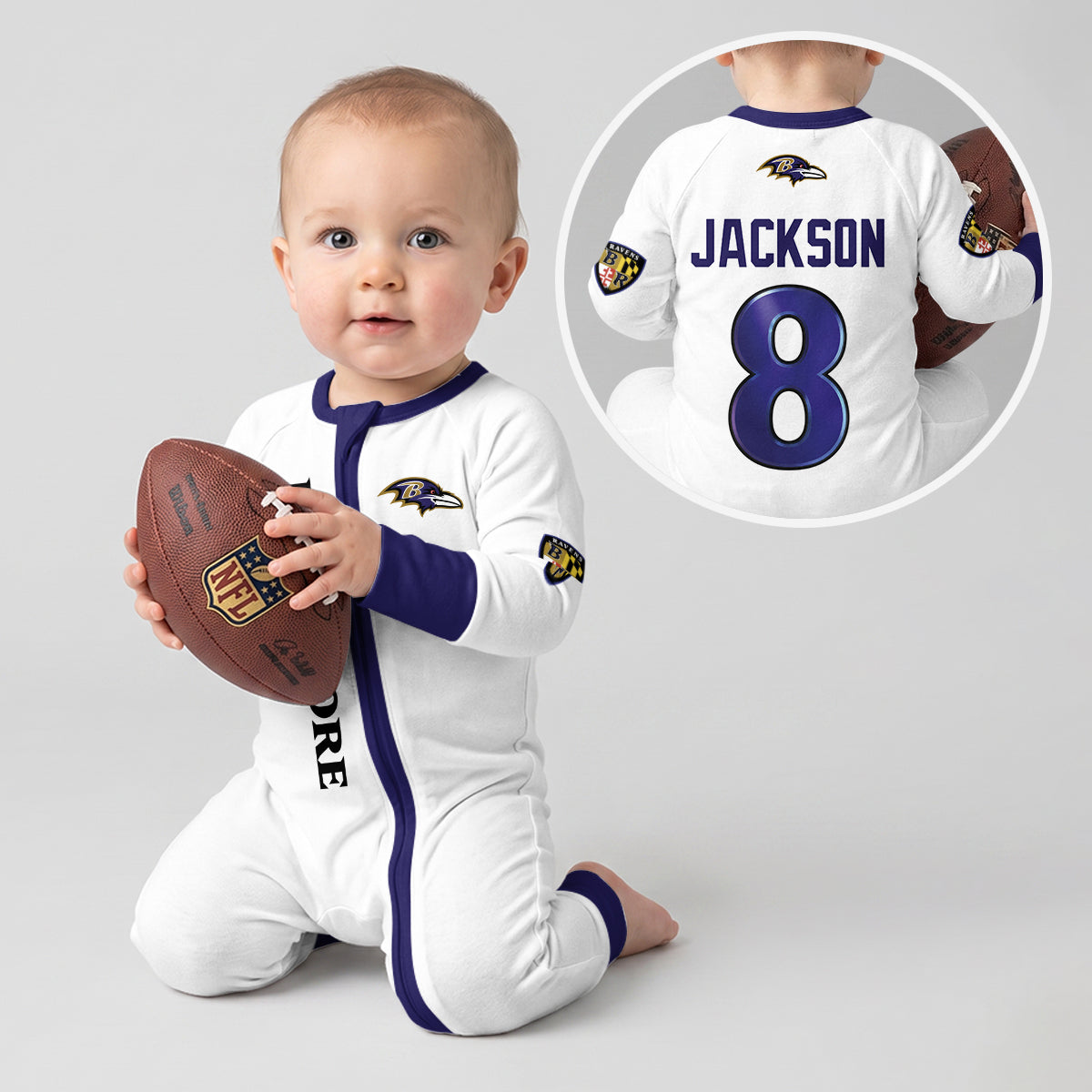 Baltimore RV Football JS 8! Inspired Bamboo Convertible Zippy