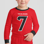 Houston Texans Football!! Inspired Bamboo Two Piece Long Sleeve Pajama Set