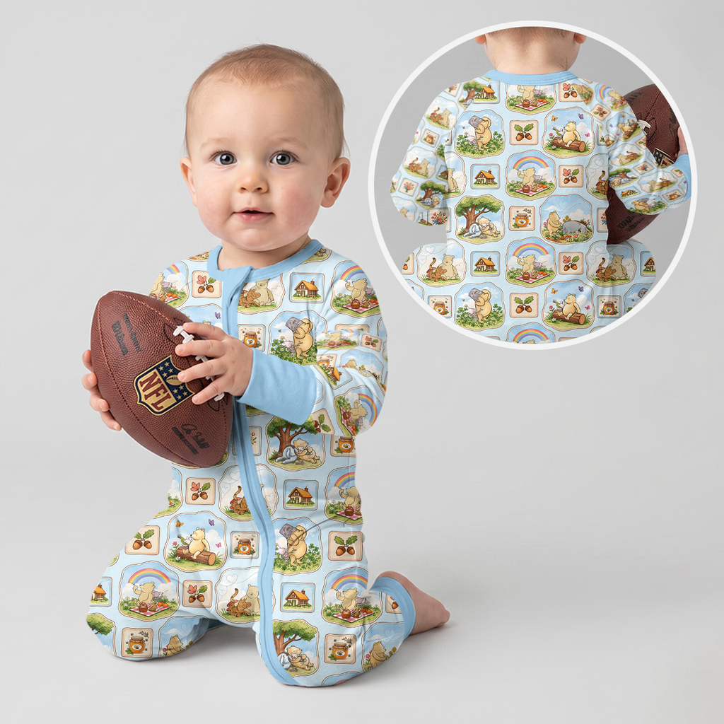 Silly Bear and Friends Bamboo Convertible Zippy