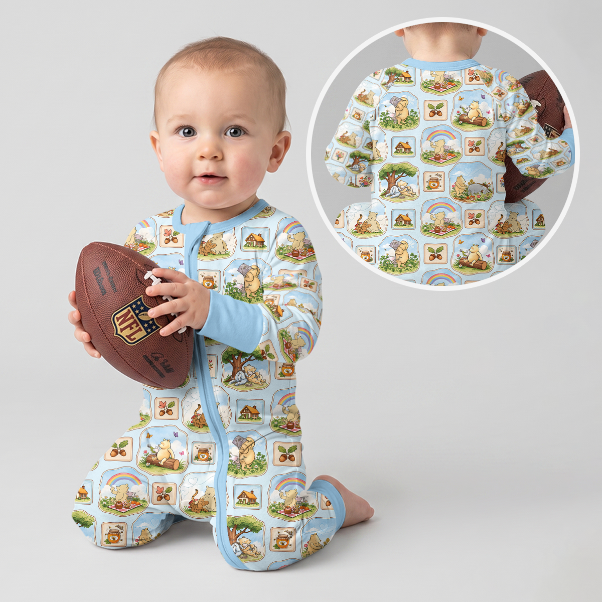 Silly Bear and Friends Bamboo Convertible Zippy