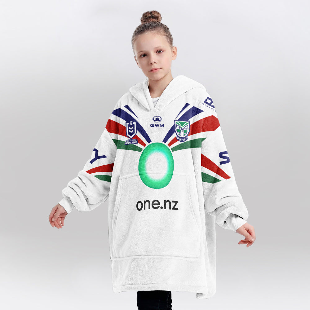 New Zealand 2026 Erin Clark 13 Away Unisex Blanket Hoodie