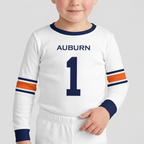 Auburn Tigers Football!! Inspired Bamboo Two Piece Long Sleeve Pajama Set
