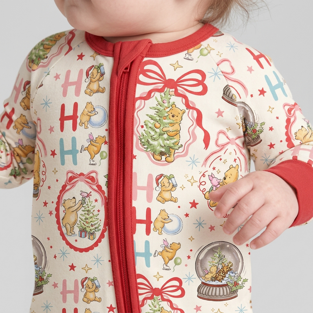 Christmas Bear and Friends Bamboo Convertible Zippy