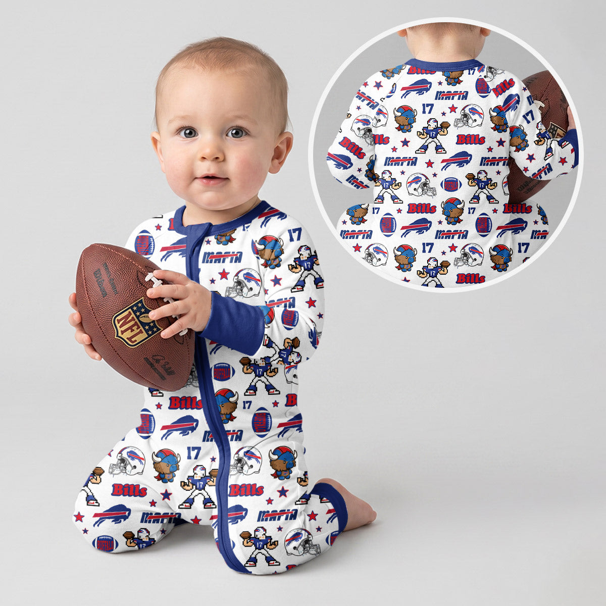 Buffalo Football! Inspired Bamboo Convertible Zippy