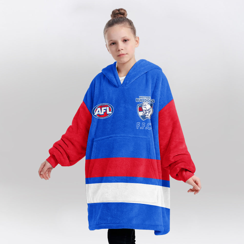Western Bulldogs Unisex Blanket Hoodie