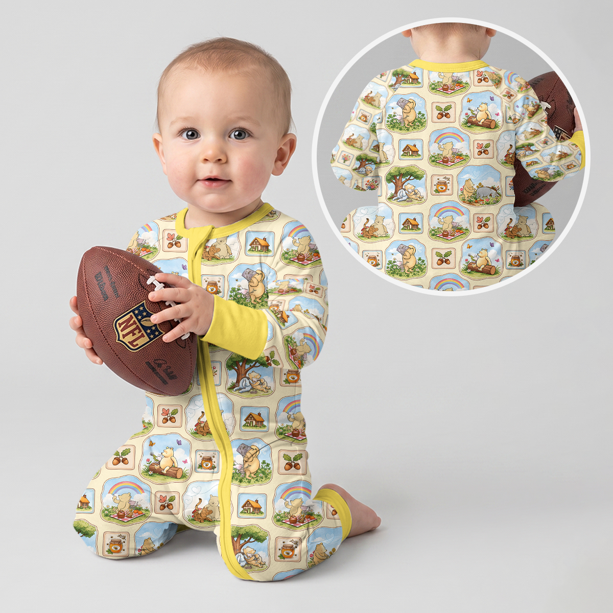 Silly Bear and Friends Bamboo Convertible Zippy