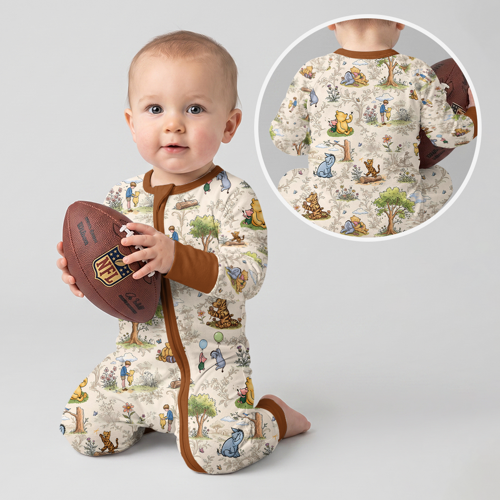 Silly Bear and Friends Bamboo Convertible Zippy