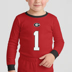 Georgia Bulldogs Football! Inspired Bamboo Two Piece Long Sleeve Pajama Set