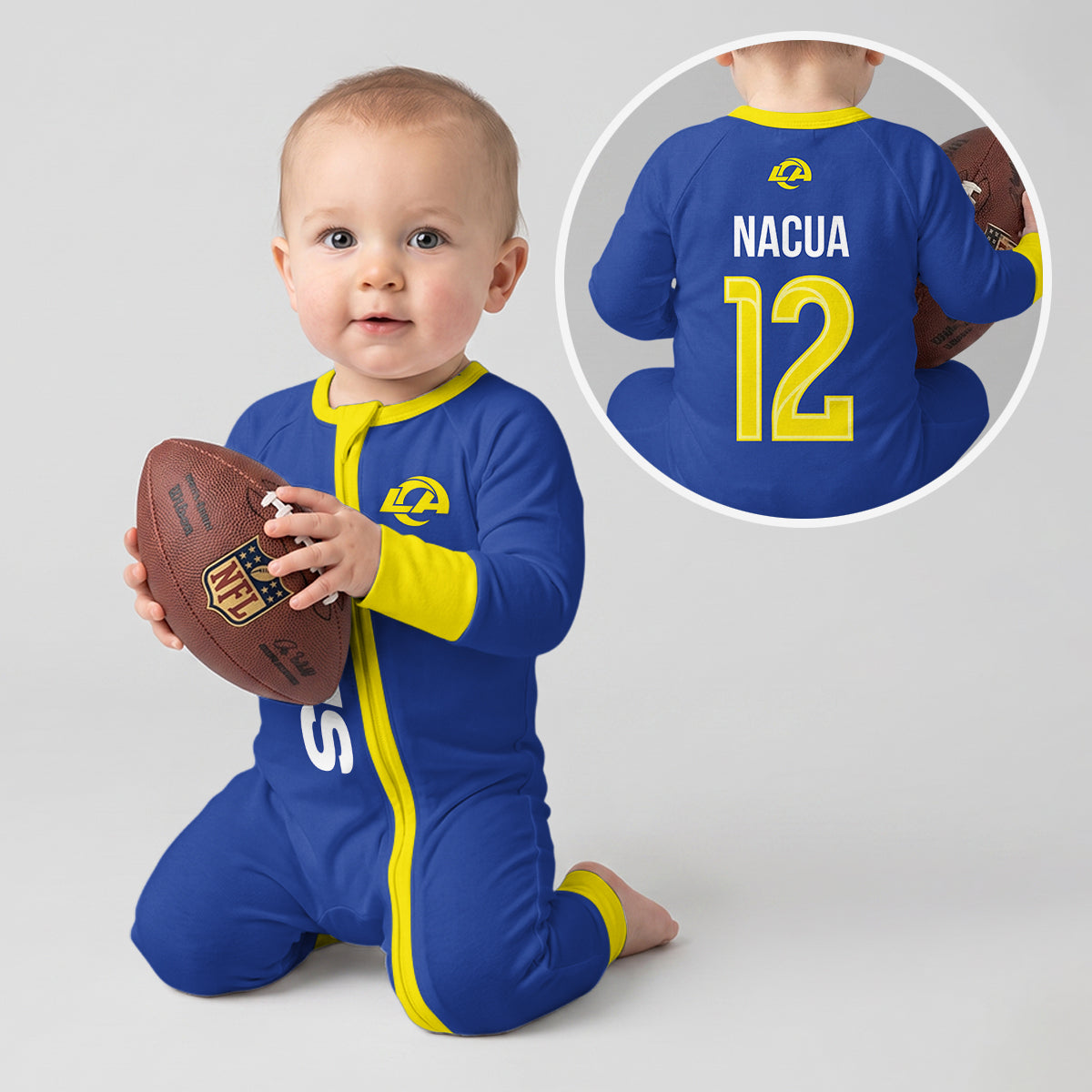 LA Rams Football!! Inspired Bamboo Convertible Zippy