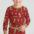 Niners Football x Pete Inspired Bamboo Two Piece Long Sleeve Pajama Set