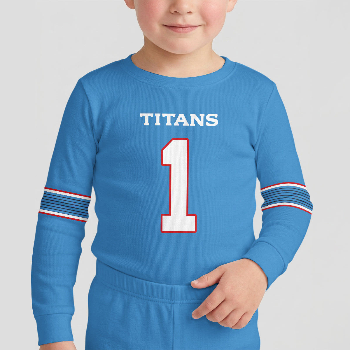 Tennessee Titans Football!! Inspired Bamboo Two Piece Long Sleeve Pajama Set